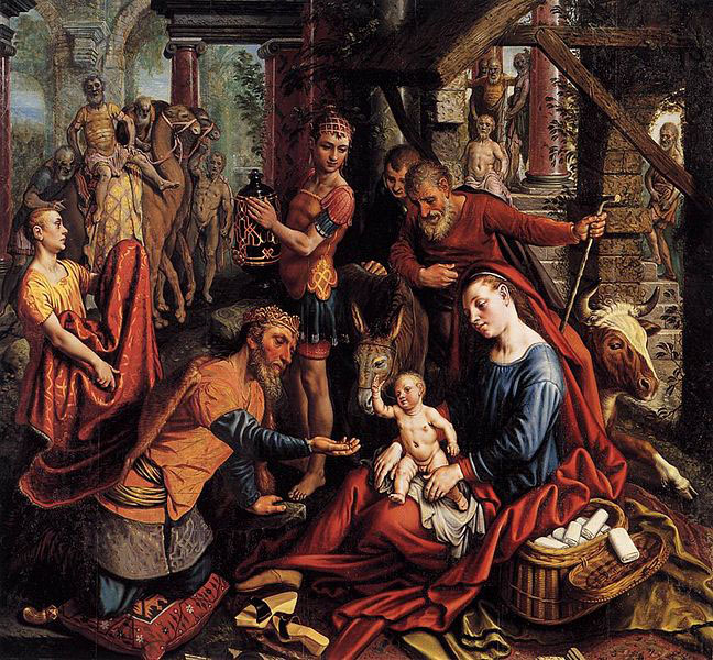 The adoration of the Magi